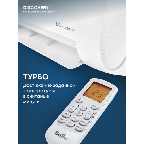 Настенная сплит-система Ballu Discovery DC BSVI-12HN8 (НС-1483582) (белый) 4