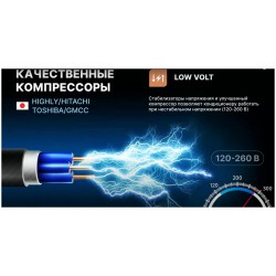 Настенная сплит-система CENTEK CT-65BDC18 Inverter (белый)