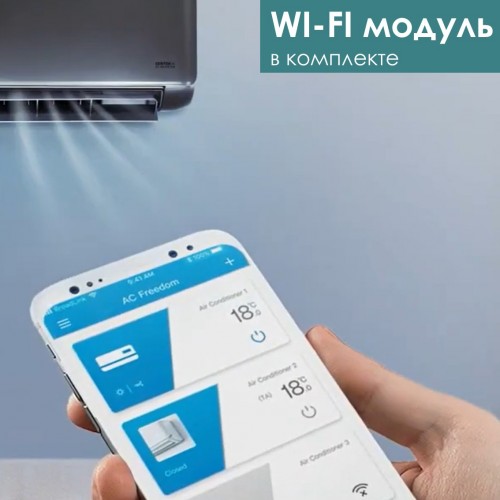 Настенная сплит-система CENTEK CT-65I12 (серый) 3