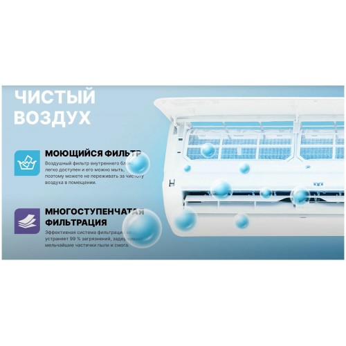 Настенная сплит-система CENTEK CT-65J30 (белый) 8