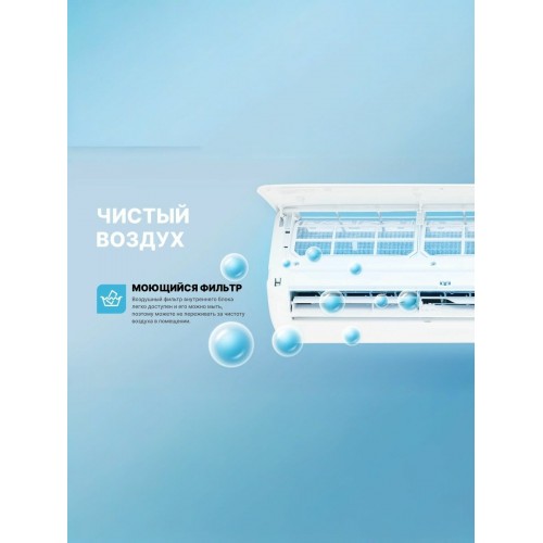 Настенная сплит-система CENTEK CT-65RDC07 Inverter (белый) 5