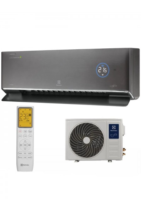 Настенная сплит-система Electrolux Crystal Air Super DC EACS/I-10HFA/N8_V2 (серый металлик) 