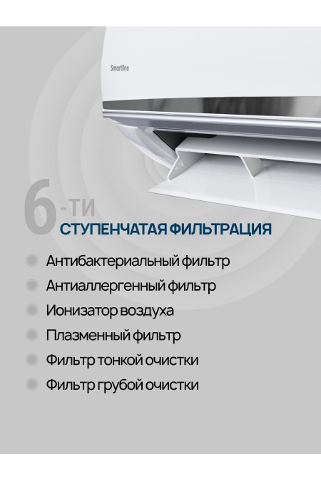 Настенная сплит-система Electrolux Smartline DC EACS/I-07HSM/N8_V2 (белый) 6