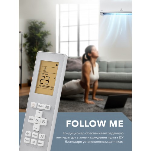 Настенная сплит-система Electrolux Smartline EACS-07HSM/N8_V2 (белый) 2