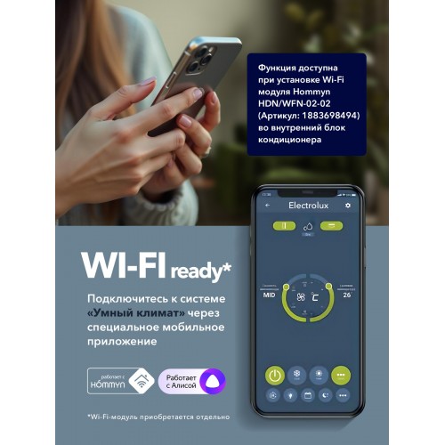 Настенная сплит-система Electrolux Smartline EACS-07HSM/N8_V2 (белый) 3