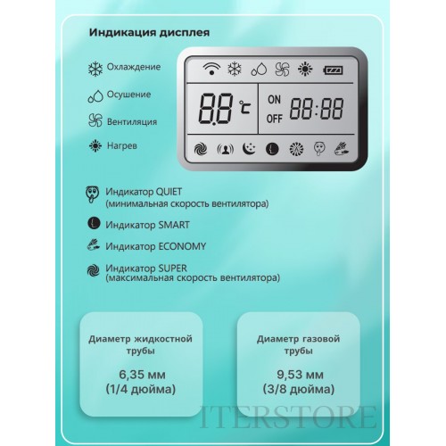 Настенная сплит-система Hisense AS-07UW4RYRCM00 CITY DC Inverter (белый) 2