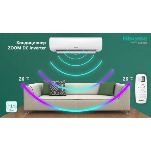 Настенная сплит-система Hisense AS-09UW4RYRKB05G/AS-09UW4RYRKB05W (белый) 5