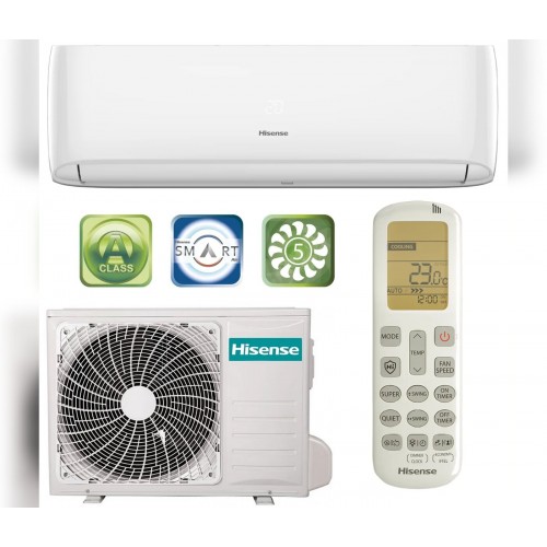 Настенная сплит-система Hisense AS-12HR4RLRCJ01G/AS-12HR4RLRCJ01W (белый) 2