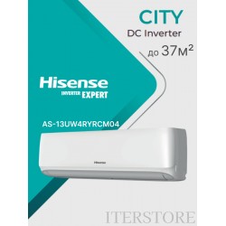 Настенная сплит-система Hisense AS-13UW4RYRCM04 CITY DC Inverter (белый)