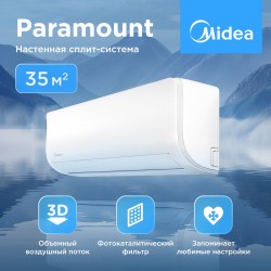 Настенная сплит-система Midea Paramount MSAG1-12HRN8-I/MSAG1-12HRN8-O (белый)