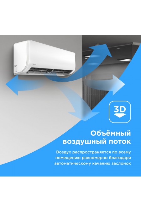 Настенная сплит-система Midea Paramount MSAG1-12HRN8-I/MSAG1-12HRN8-O (белый) 1