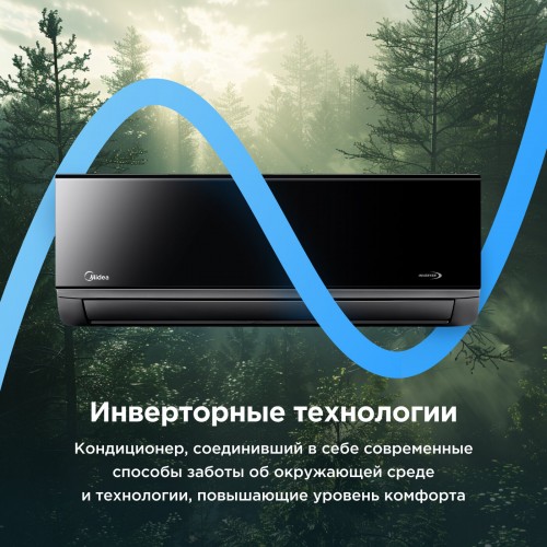 Настенная сплит-система Midea Persona Inverter MSAG4W-12N8C2-I/MSAG4-12N8C2-O (черный) 1