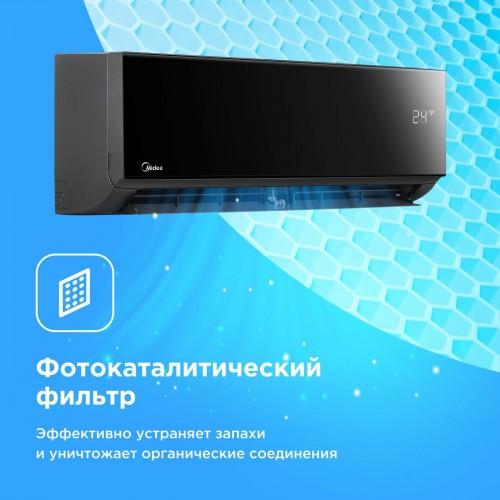 Настенная сплит-система Midea Persona MSAG4-12HRN1-I/MSAG4-12HRN1-O (черный) 7
