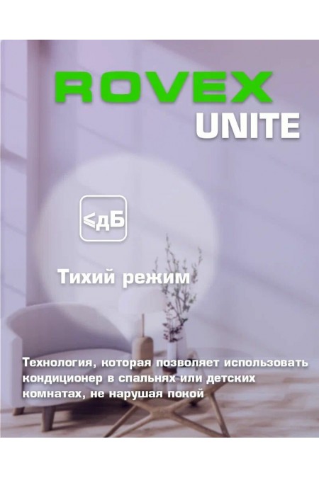 Настенная сплит-система Rovex RS-24CST5 Unite (белый) 4
