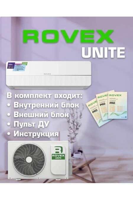 Настенная сплит-система Rovex RS-24CST5 Unite (белый) 7