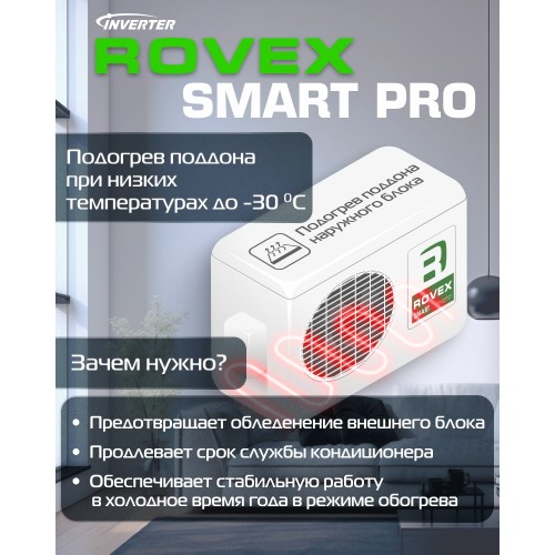 Настенная сплит-система Rovex Smart PRO RS-09PXI6 Inverter (белый) 6