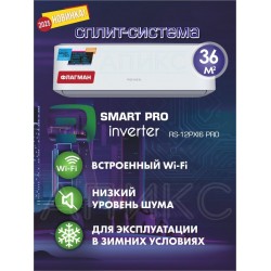 Настенная сплит-система Rovex Smart PRO RS-12PXI6 Inverter (белый)