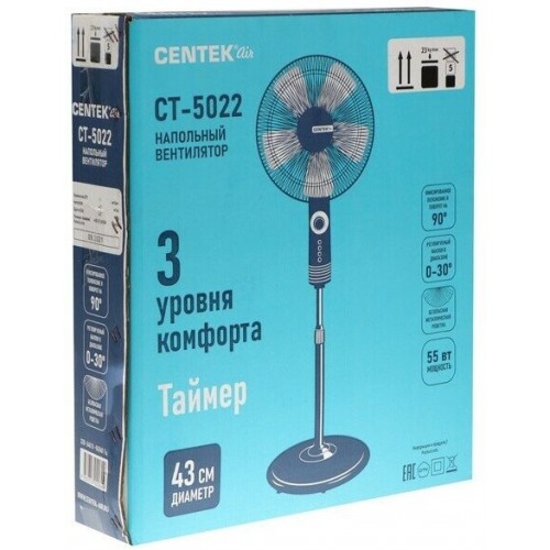 Напольный вентилятор CENTEK CT-5022 (черный) 2