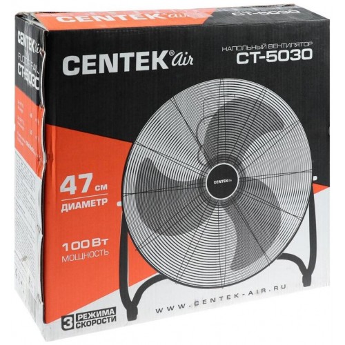 Напольный вентилятор CENTEK CT-5030 (серебристый) 9