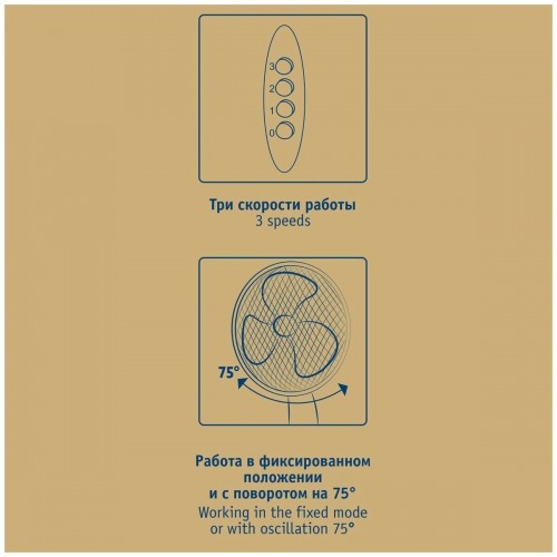 Напольный вентилятор Scarlett SC-SF111B01 (белый/серый) 2