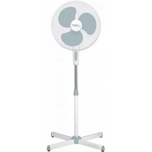 Напольный вентилятор Scarlett SC-SF111B01 (белый/серый) 6