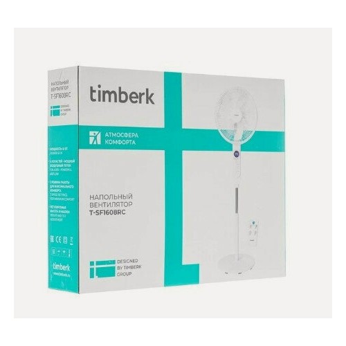 Напольный вентилятор Timberk T-SF1608RC (белый) 9