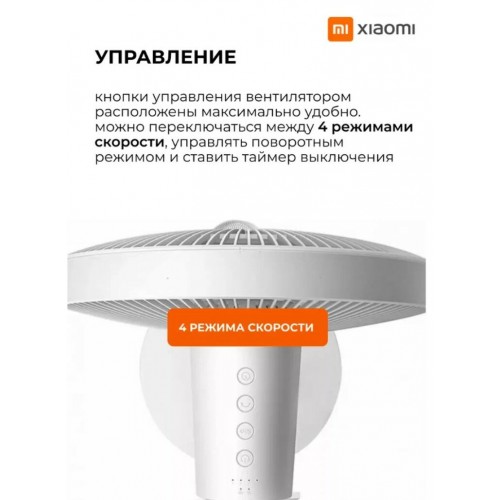 Напольный вентилятор Xiaomi Mijia 1X DC Inverter Floor Fan BPLDS07DM (белый) 2