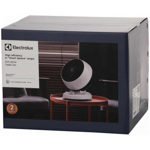 Настольный вентилятор Electrolux ETF-107W (белый/черный) 3