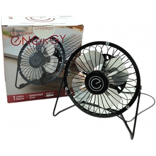 Настольный вентилятор Energy EN-0606M USB (черный) 5