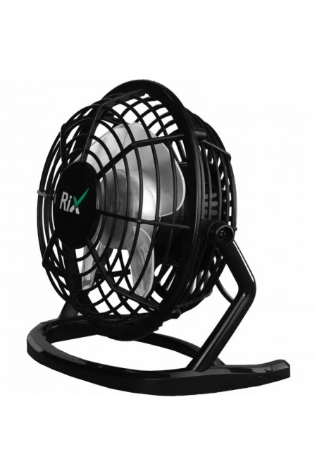 Настольный вентилятор Rix RDF-1500USB (черный) 