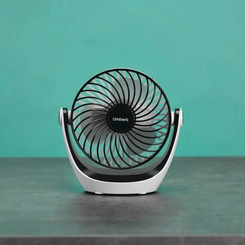 Настольный вентилятор Timberk T-DF421 (белый/черный) 7