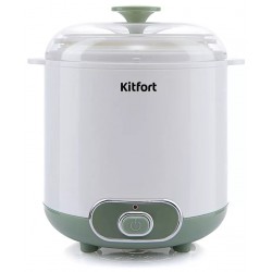 Йогуртница Kitfort КТ-2005 (белый/зеленый)