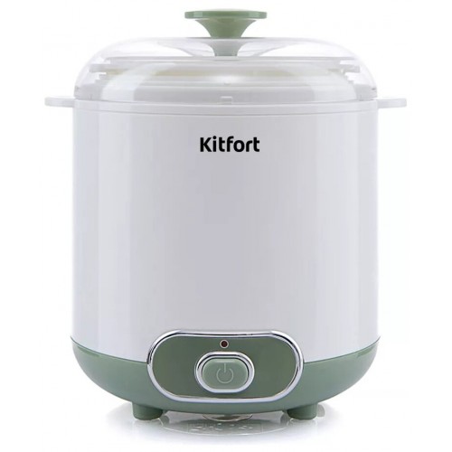 Йогуртница Kitfort КТ-2005 (белый/зеленый) 