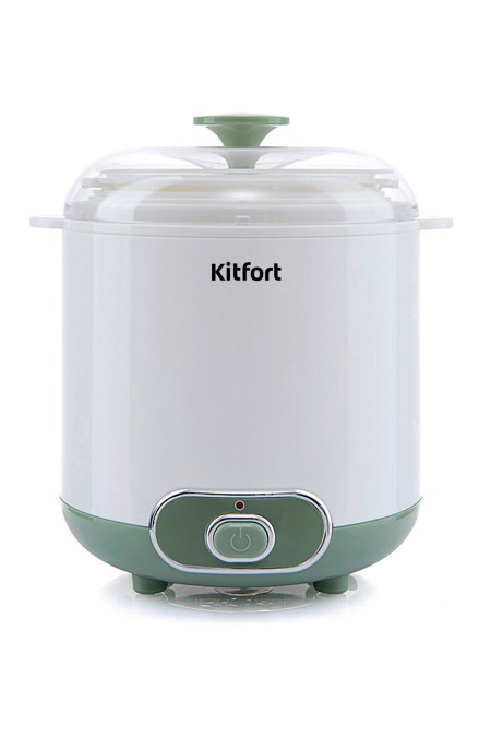 Йогуртница Kitfort КТ-2005 (белый/зеленый) 