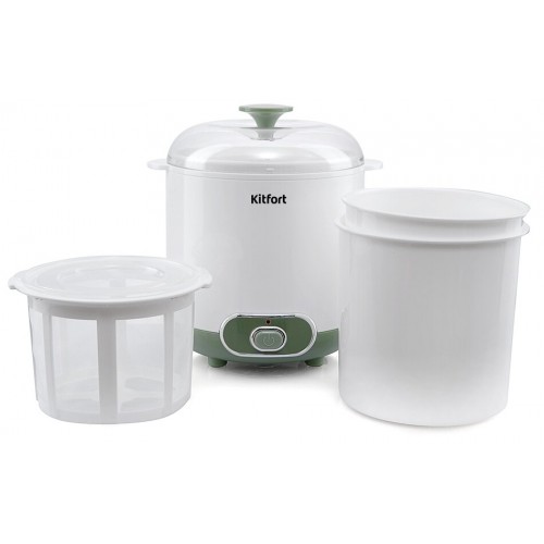 Йогуртница Kitfort КТ-2005 (белый/зеленый) 3