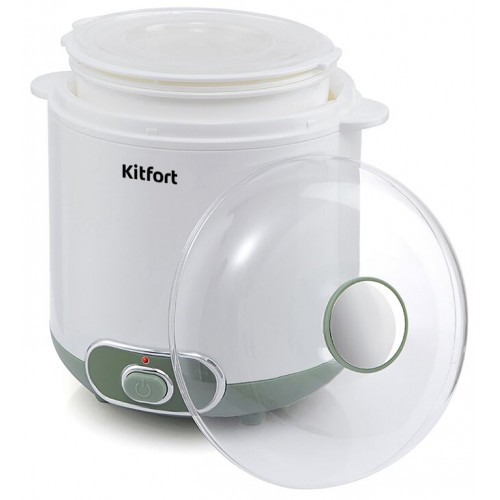 Йогуртница Kitfort КТ-2005 (белый/зеленый) 5