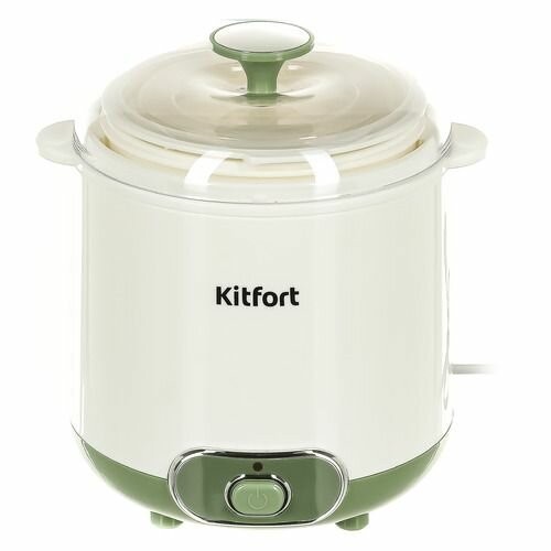 Йогуртница Kitfort КТ-2005 (белый/зеленый) 8