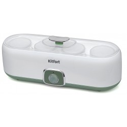 Йогуртница Kitfort KT-2006 (белый/зеленый)