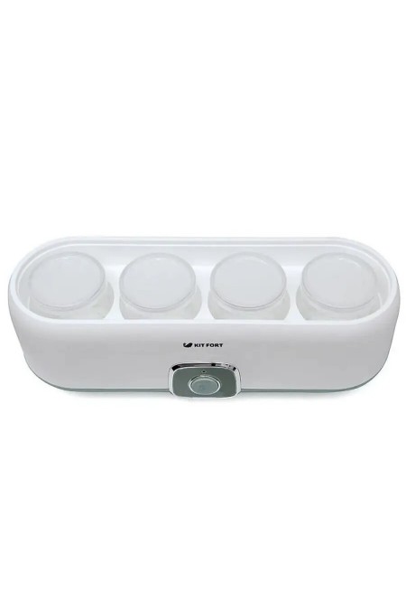 Йогуртница Kitfort KT-2006 (белый/зеленый) 