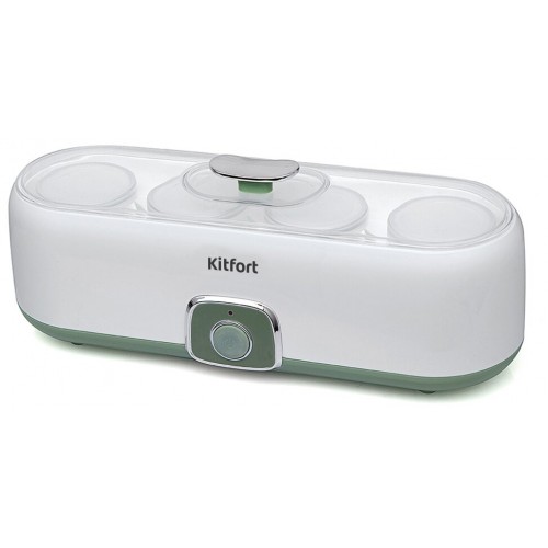Йогуртница Kitfort KT-2006 (белый/зеленый) 
