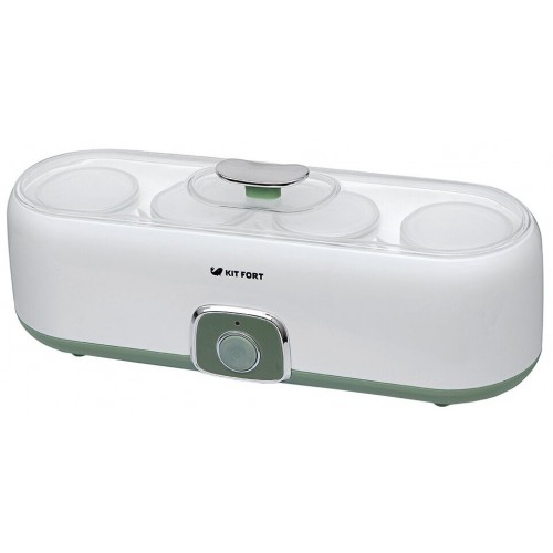 Йогуртница Kitfort KT-2006 (белый/зеленый) 1