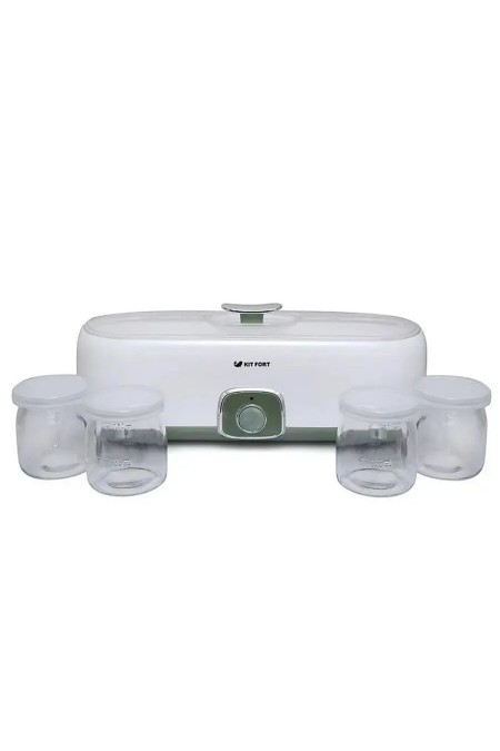 Йогуртница Kitfort KT-2006 (белый/зеленый) 2