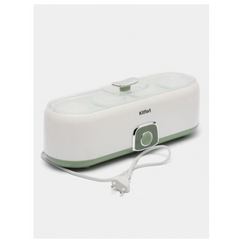 Йогуртница Kitfort KT-2006 (белый/зеленый) 7