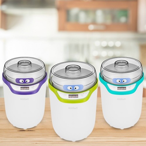 Йогуртница Kitfort КТ-2077-1 (белый/фиолетовый) 1