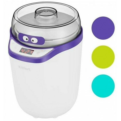 Йогуртница Kitfort КТ-2077-1 (белый/фиолетовый) 4