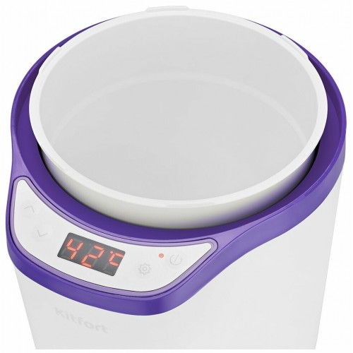 Йогуртница Kitfort КТ-2077-1 (белый/фиолетовый) 6