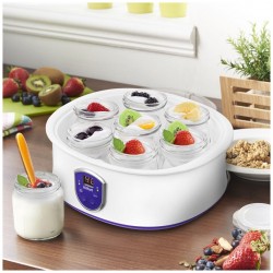 Йогуртница Kitfort КТ-2088-1 (белый/фиолетовый)