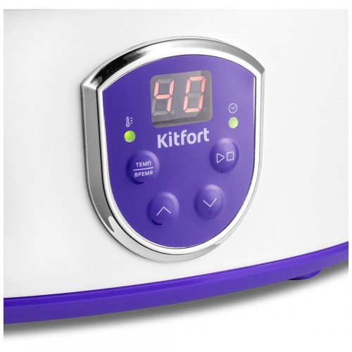 Йогуртница Kitfort КТ-2088-1 (белый/фиолетовый) 1