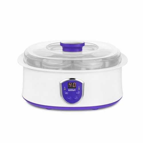 Йогуртница Kitfort КТ-2088-1 (белый/фиолетовый) 6