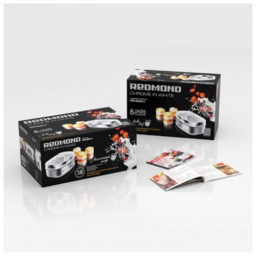 Йогуртница Redmond RYM-M5401-E (белый/серебристый) 7